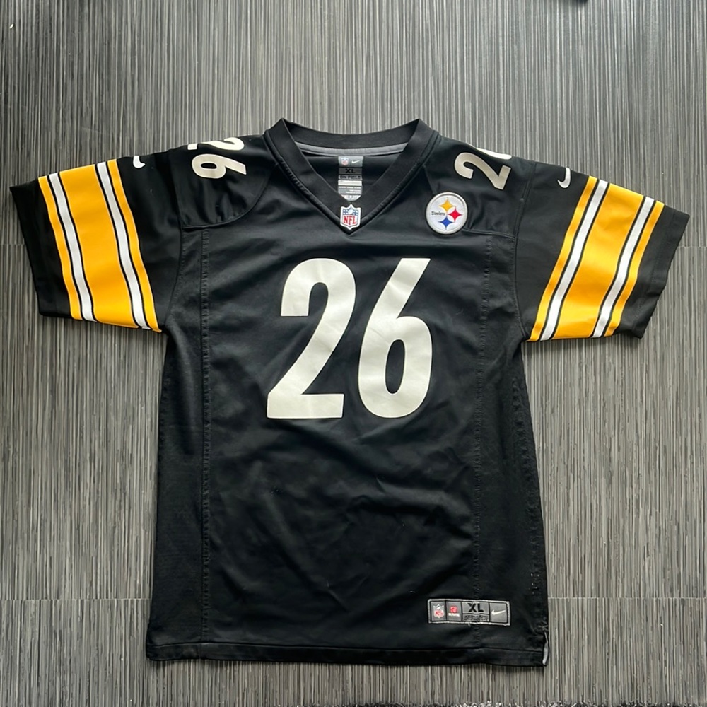 EUC Nike NFL Pittsburg Steelers Le'Veon Bell #26 TMC LIMITED JERSEY - Youth XL